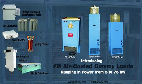 Fm Dummy Loads Kintronic Laboratories Inc