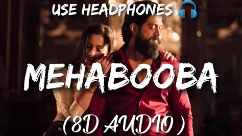 Mehabooba Hindi 8d Audio Kgf Chapter 2 Rocking Star Yash