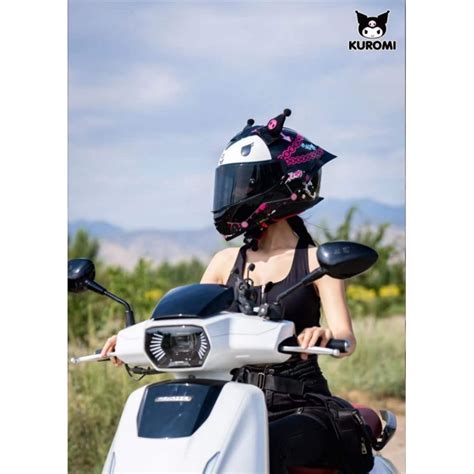 Original Mesuca Kuromi Full Face Helmet Shopee Malaysia