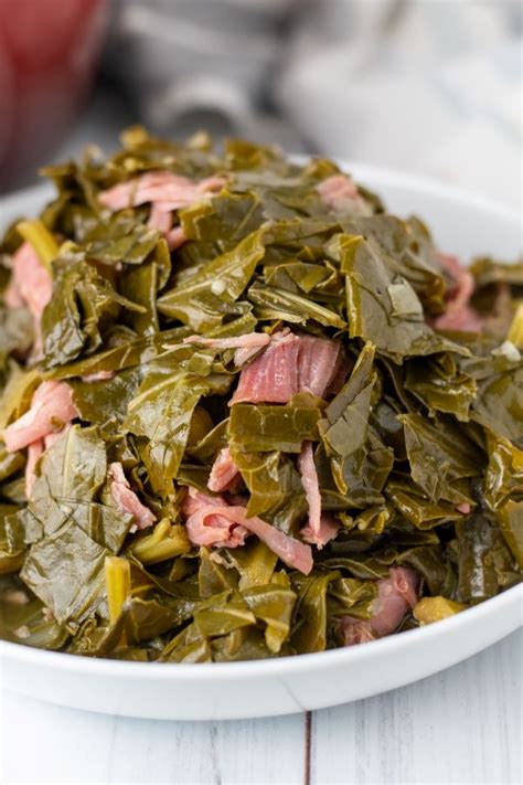 Soul Food Collard Greens with Smoked Turkey - Curbing Carbs