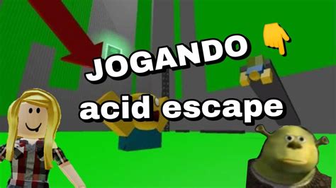 Jogando Acid Escape No Roblox Youtube