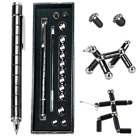 Набор магнитная ручка конструктор Polar Pen + стилус (Черная) (PP100B ...