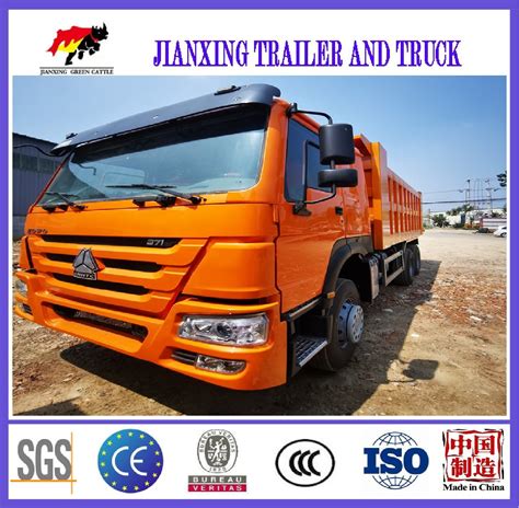 Sinotruk 30 Ton 10 Wheel Heavy Duty Tipper 371HP 375 HP 40 Tons 6 4