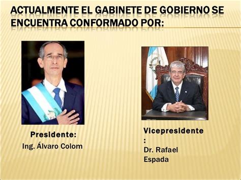 Poder Ejecutivo En Guatemala