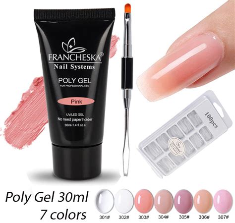 Набор для наращивания ногтей Полигелем Francheska Poly gel, 30 мл (ID ...