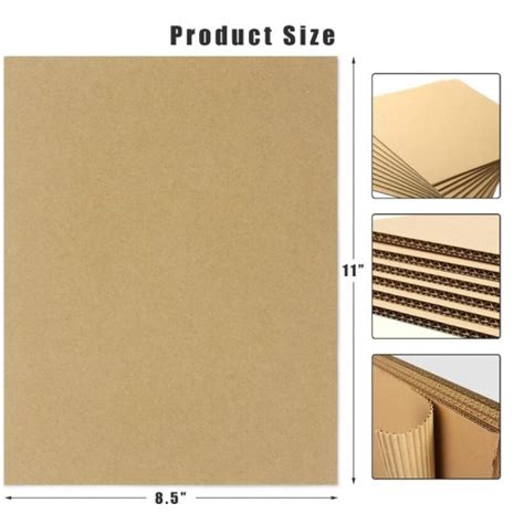 Hwagui Cardboard Sheets 8 5 X 11 Inch Flat Cardboard Sheets Craft Thick Cardboard Squares For