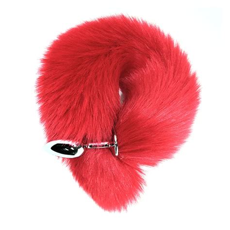 Metal Plug Long Anal Plug Sex Toy Animal Role Play Cosplay Fox Tail Sex