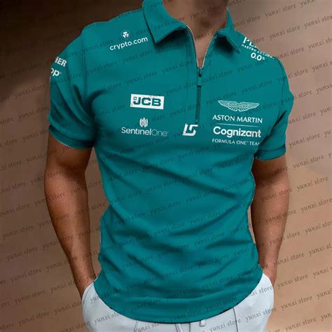 Sudadera De Calle A La Moda Para Hombre Polo De Manga Corta F Racing