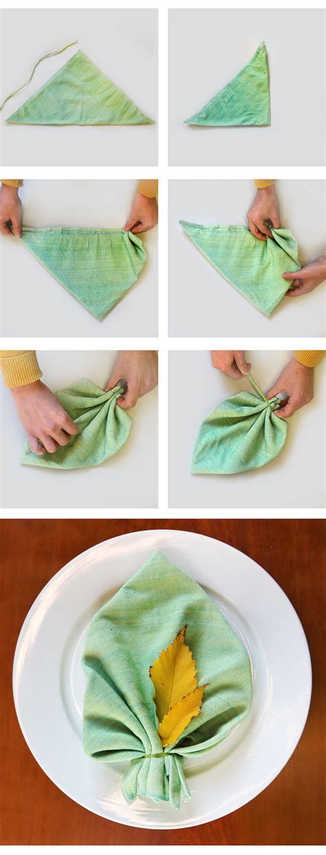 4 Surprisingly Simple Ways To Turn Your Napkins into Art | Ten Thousand ...