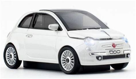 car mouse fiat  wireless optical mouse white nivocoza