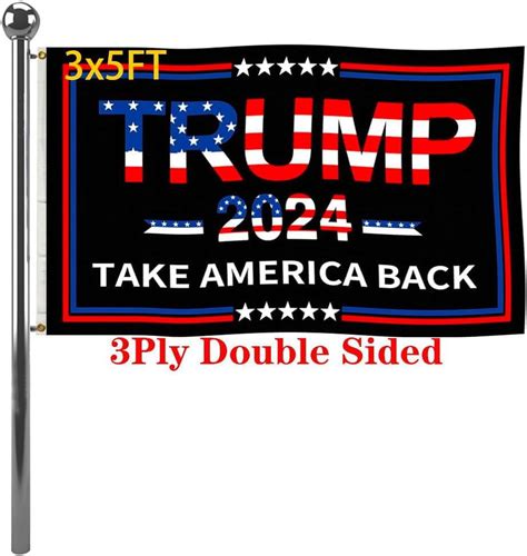 Ply D Donald Trump For President Flag X Outdoor Double