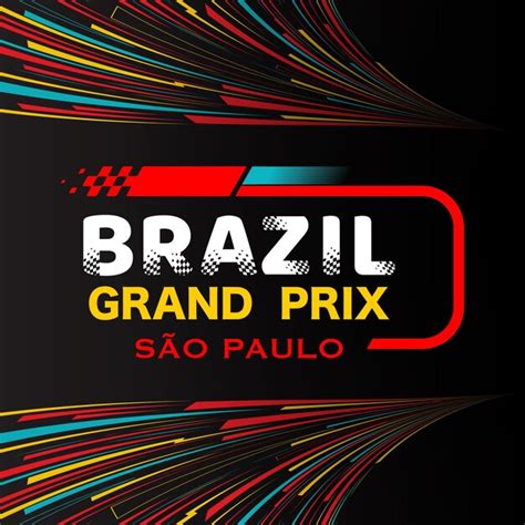 Fondo De Pantalla Colorido Del Gran Premio De Brasil Vector Premium