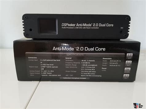 DSPeaker Anti Mode 2 0 Dual Core Automatic Room Correction Preamp And