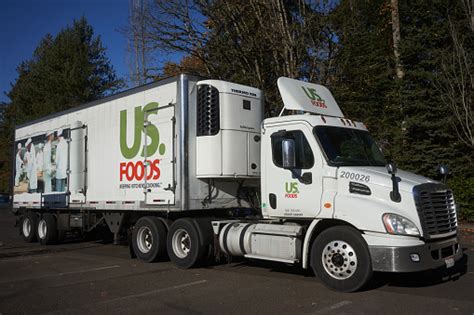 foods truck stock photo  image  delivering