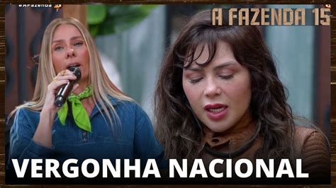 A FAZENDA 15 GALISTEU DÁ FECHO EM NADJA NO MEIO DA ROÇA REALITY SHOW