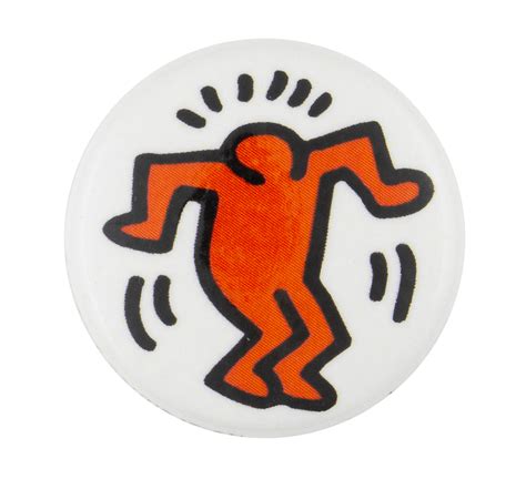 Keith Haring Person — AR0420 | Busy Beaver Button Museum