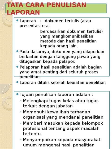 Pdf Tata Cara Pembuatan Laporan Teknik Dokumen Tips