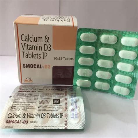 Smocal D Calcium And Vitamin D Tablet Ip General Medicines At Best