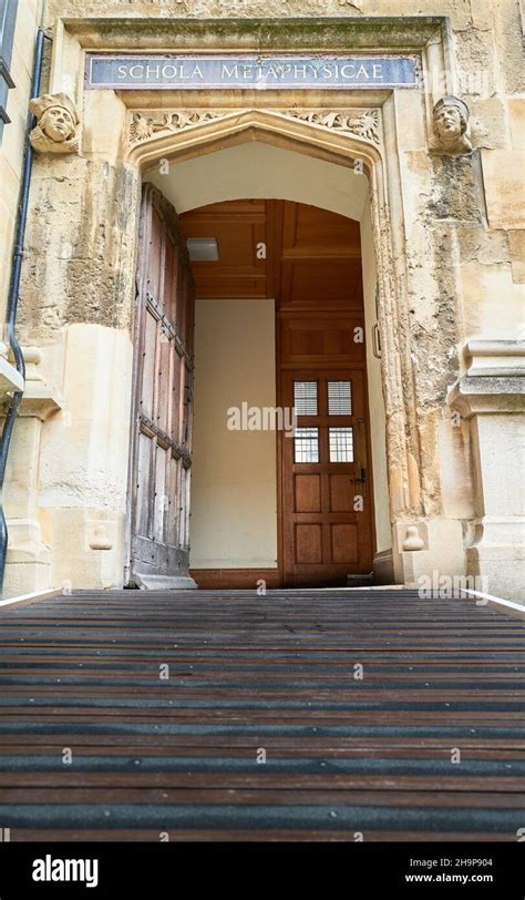 School Of Metaphysics Entrance The Old Bodleian Library University Of