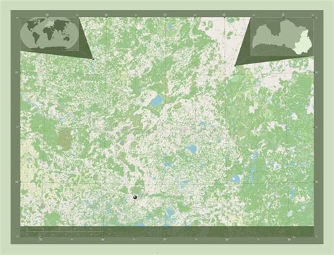 Latgale, Latvia. OSM. Capital Stock Photo - Image of land, country: 259587392