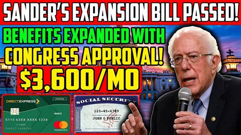 Sander S Expansion Bill Passed Mo Bill Passed By Congress For