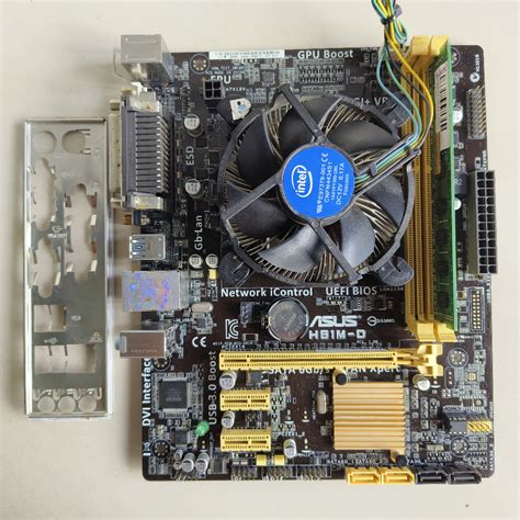 Jual MOBO ASUS H81M D I3 4150 3 5GHZ RAM 4GB FAN LGA 1150