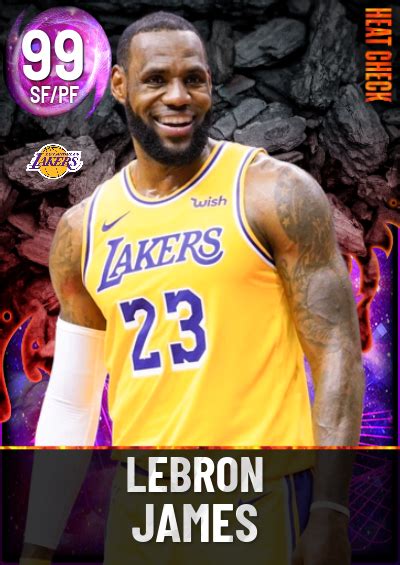 Nba 2k22 2kdb Custom Card Lebron Heat Check Master