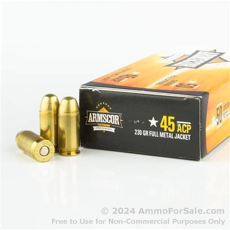 Rounds Of Discount Gr Fmj Acp Ammo For Sale By Armscor