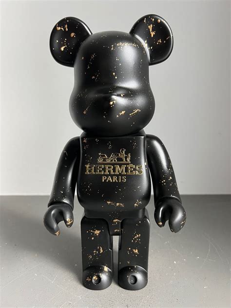 KEK 1980 Escultura Mrs Luxury Hermes bear 30 cm Técnica mixta