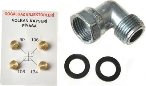 Kumtel Natural Gas Injector Cooker Set Ferre Luxell Profilo Vestel