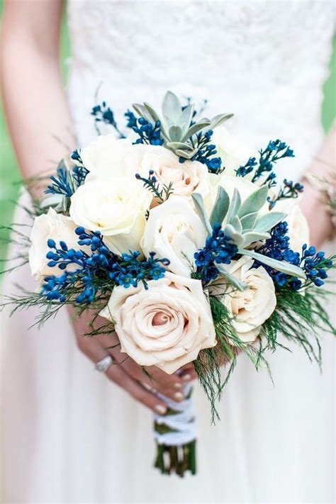 Blue wedding bouquets and flowers 27 | Colors for Wedding