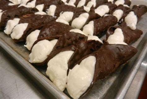 Fresh Batch Of Chocolate Cannolis Mmmmmmmmmmmmmmmmmmmmmm How Sweet