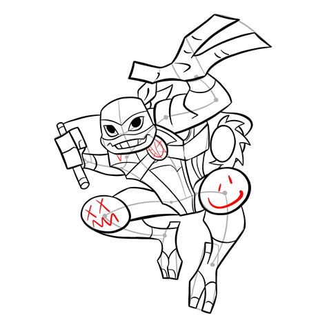 The Ninja Guide How To Draw Michelangelo From Rise Of Tmnt