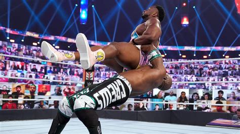 Big E Vs Apollo Crews Intercontinental Title Match Photos WWE