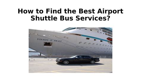 How to Find the Best Airport Shuttle Bus Services? by Maria Taylor - Issuu