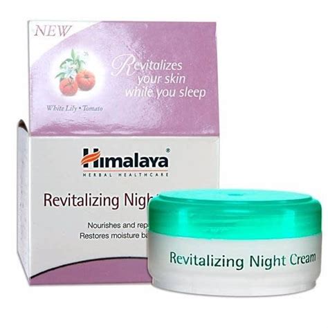 Revitalizing Night Cream Crema De Noche Revitalizante Himalaya