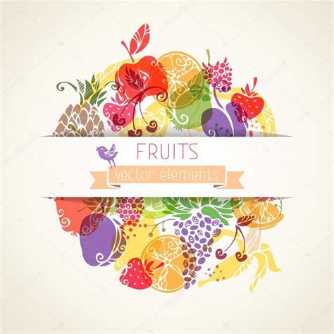 Frutas Y Bayas Fondo Vector Gr Fico Vectorial Alexvector Imagen