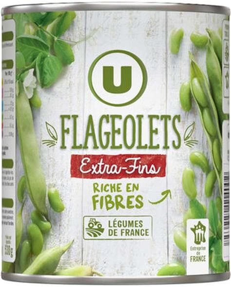 Flageolets Verts Extra Fins U 530 G La Belle Vie Courses En