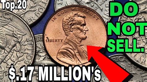 Do You Have These Top 20 Ultra Valuable Pennies Rare Dime Quarter