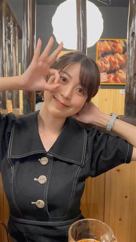 小林由依さんのインスタグラム動画 小林由依instagram「トリキ🐔 さいきんよく行く🍻 ⁡ ワンピースは Resexxy