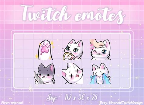 Art Collectibles Digital Sub Badges Twitch Emotes Cute Twitch Emotes