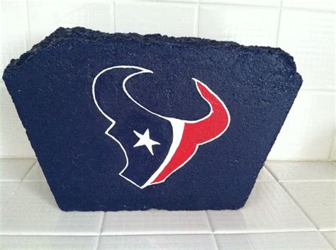 My Hand Painted Houston Texans Brick I Made Love To Paint Nfl Teams