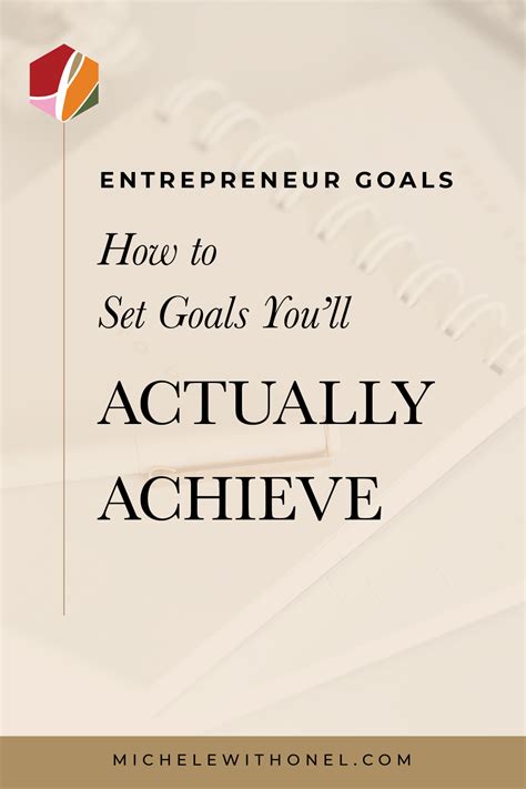 Entrepreneur Goals How To Set Goals Youll Actually Accomplish