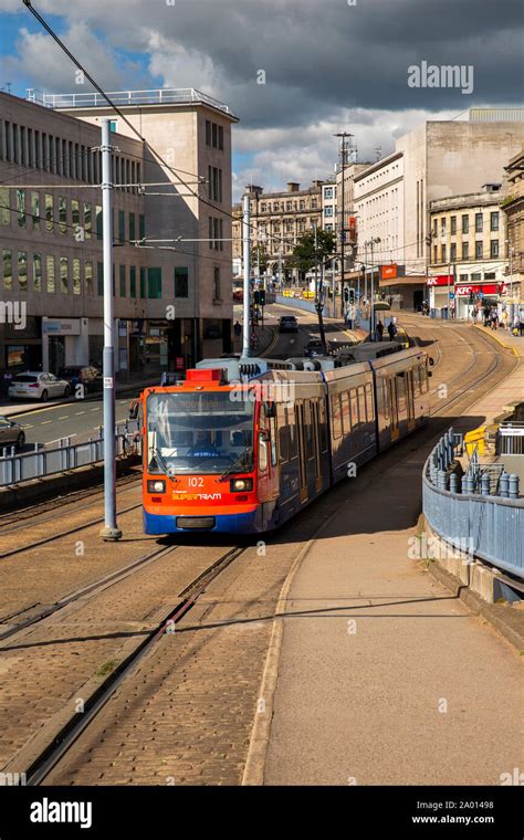 Sheffield tram train hi-res stock photography and images - Alamy