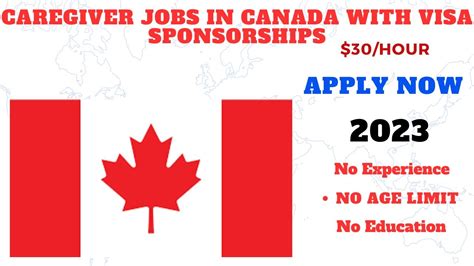 Caregiver Jobs In Canada With Visa Sponsorships No Ielts No