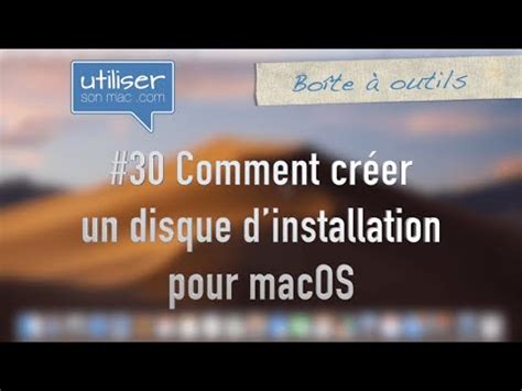 Comment créer un disque dinstallation pour macOS YouTube