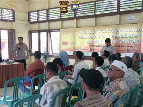 Melalui Program Jumat Curhat Kapolsek Indralaya Ajak Masyarakat Desa