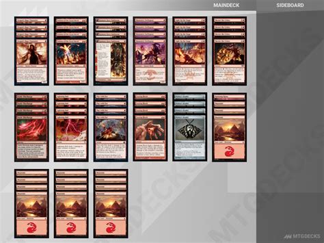 Timeless Mono Red Deck By MTGA Assistant Meta MTG DECKS