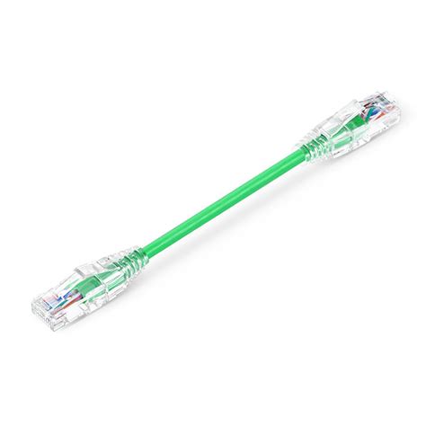 6in 0 15m Cat6 28AWG Snagless Unshielded UTP PVC CM Slim Ethernet