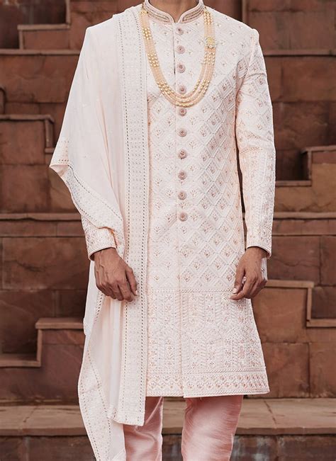 Peach Classic Sherwani For Women Latest Peach Classic Sherwani Online